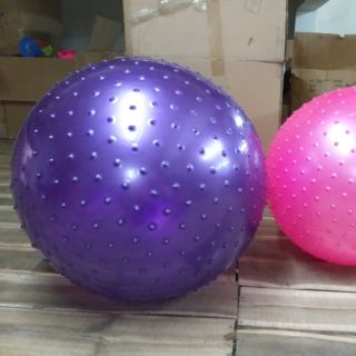 Bóng gai tập yoga, khu vui chơi, hàng nhập khẩu loại to phi 75cm hàng ảnh thật giao màu ngẫu nhiên