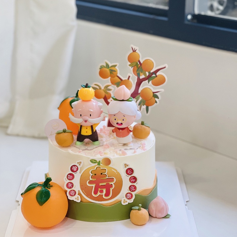 Búp Bê Trang Trí Bánh Sinh Nhật Dễ Thương Có Thể Tháo Rời