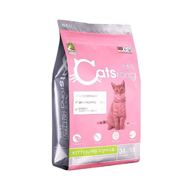 Thức Ăn Hạt Cho Mèo Con Catsrang Kitten 1,5kg ,đầy đủ chất dinh dưỡng