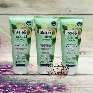 Sữa dưỡng thể Balea Natural Beauty Chiết xuất bơ hữu cơ & dầu Jojoba, 200 ml hàng Đức đủ bill