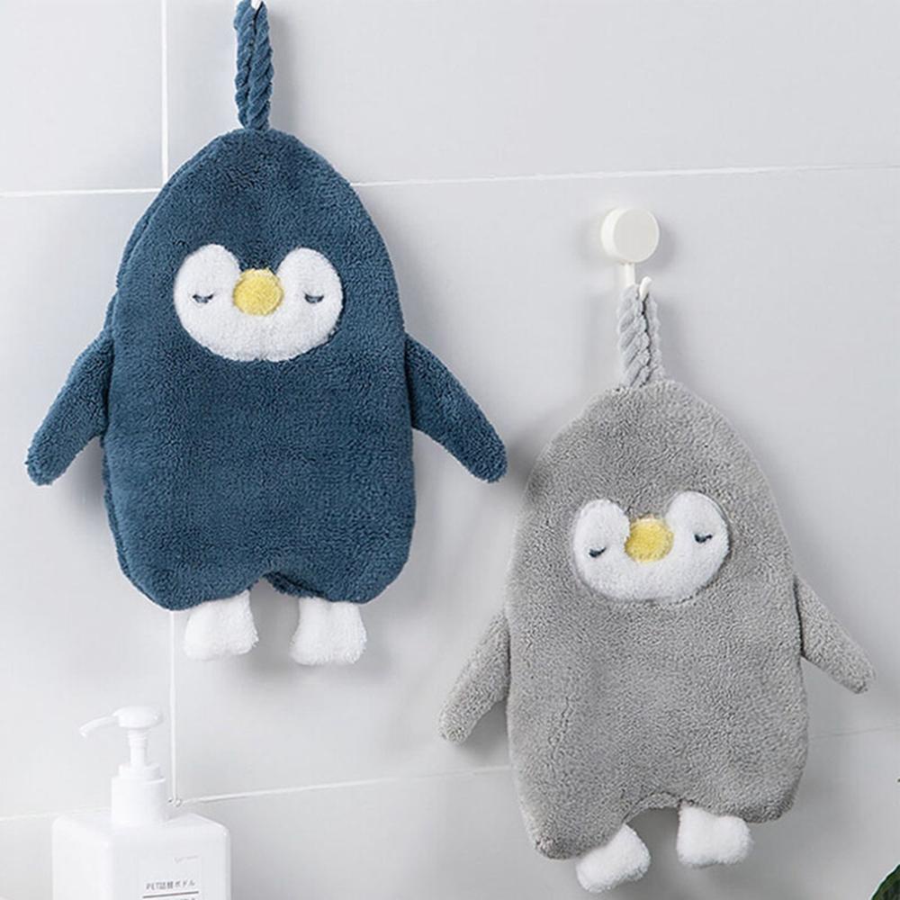 Khăn Lau Tay Mau Khô Bằng Sợi Microfiber Họa Tiết Hoạt Hình Cho Trẻ Em