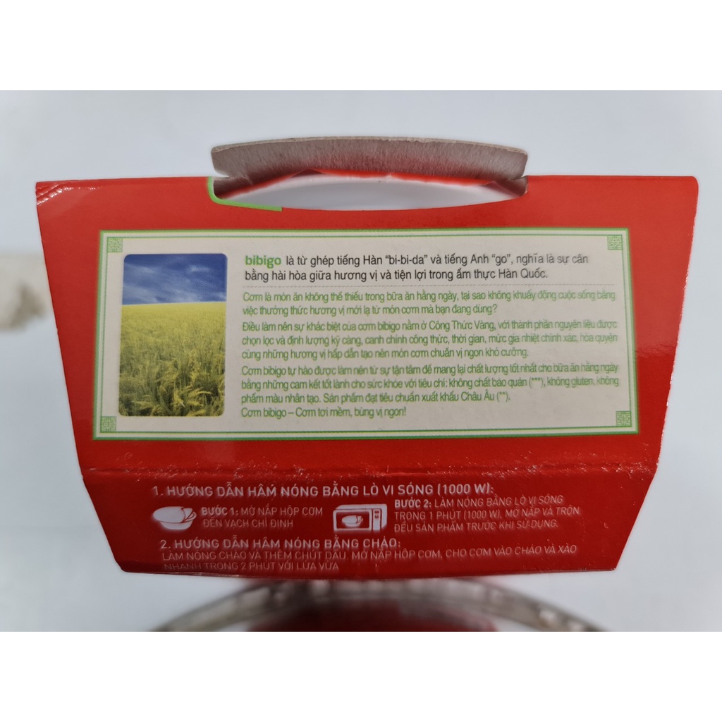 [160g – VỊ  CAY] CƠM ĂN LIỀN XỐT KIM CHI Bibigo [VN] CJ FOODS Spicy Instant Rice with Kim Chi Sauce (halal) (alc-hk)