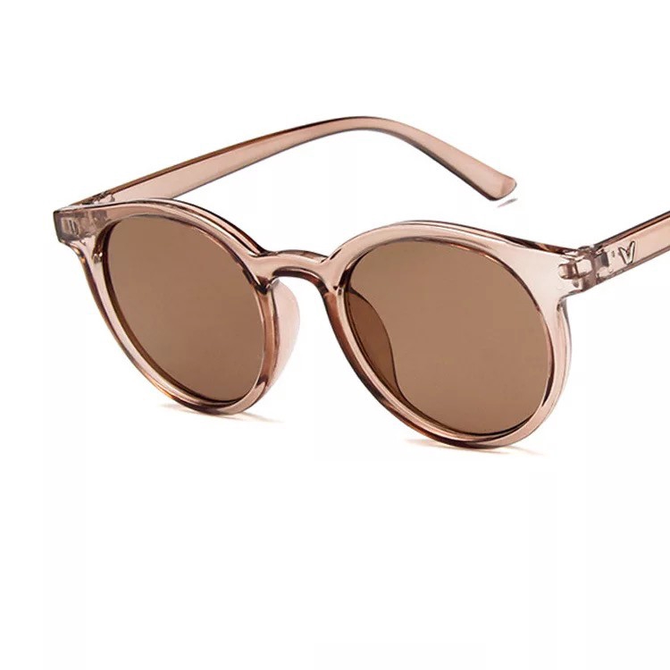 ▲Thanh toán tại chỗ▼New Korean Fashion Trend Round Frame Women Sunglasses