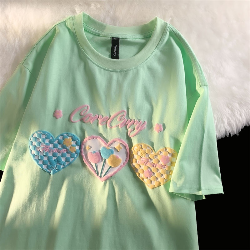 J & M❤️T shirt women oversized shirt fashion short sleeve tops