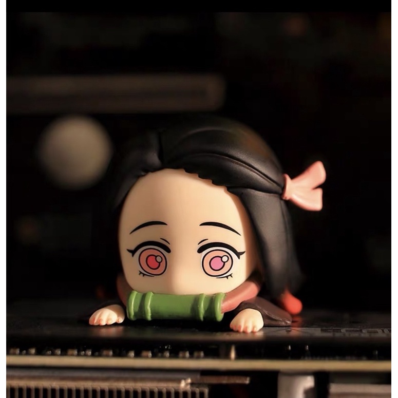 Mô hình Kimetsu No Yaiba chibi - mô hình nezuko chibi bằng PVC cao cấp (Có clip, ảnh thật)