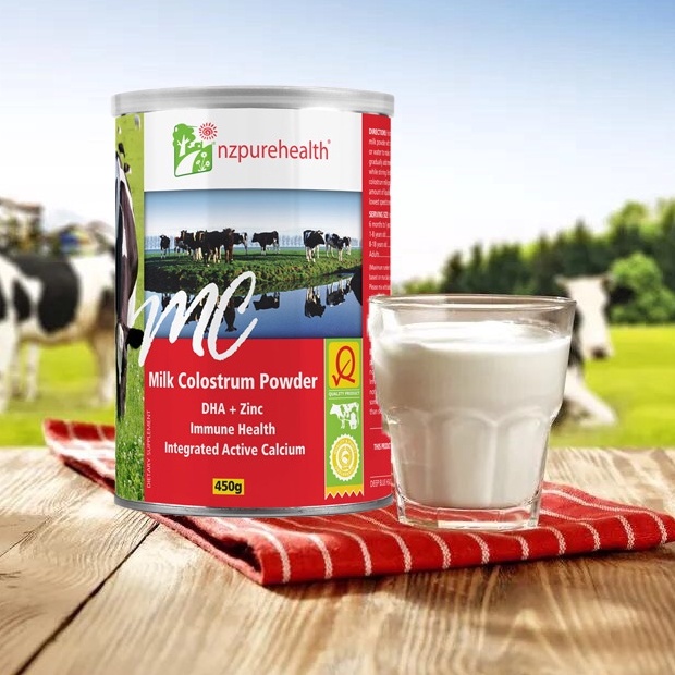 [Hỏa tốc] Sữa non NzPureHealth Milk Colostrum 450g (nhãn đỏ) - New Zealand