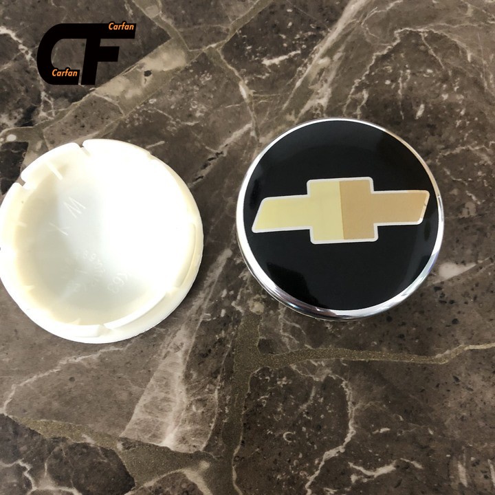 1 Chiếc Chevrolet  Logo chụp mâm, ốp lazang bánh xe ô tô Chevrolet đường kính 63mm Hubcaps.
