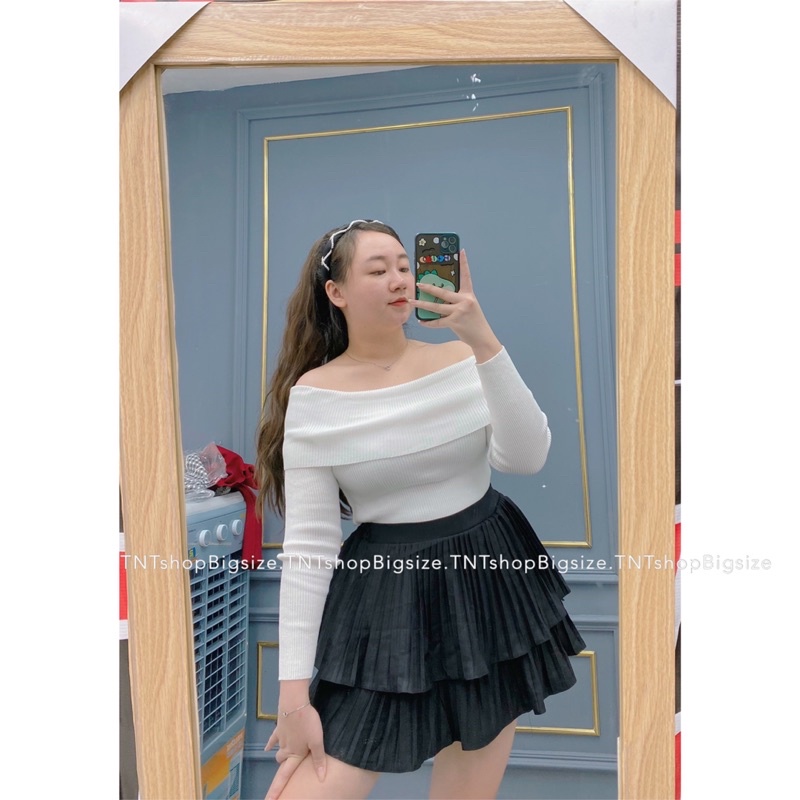 ÁO LEN BẸT VAI TAY DÀI [ TNT SHOP BIGSIZE ]