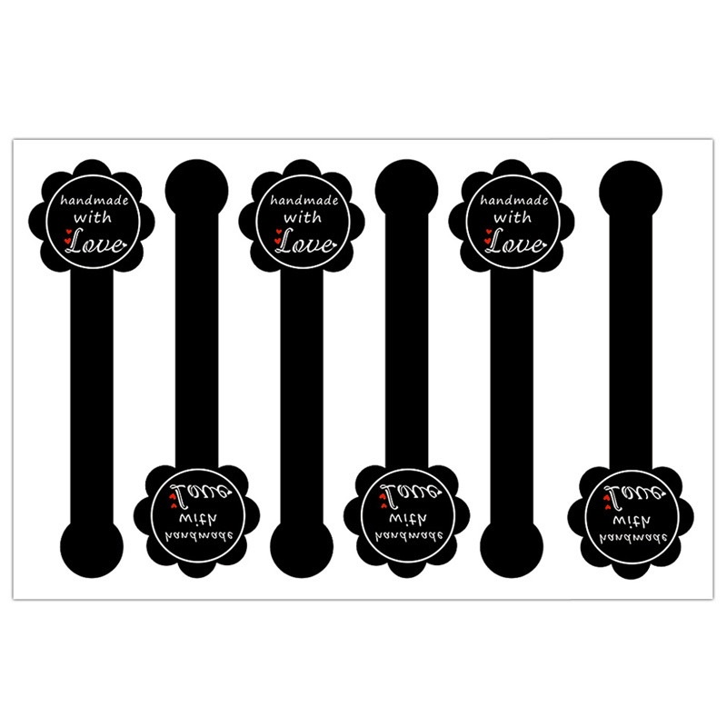 TEM DÁN CHỮ " HAND MADE" >