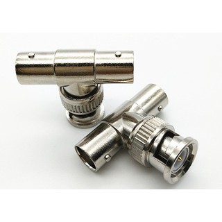 Đầu chia BNC Q9 chữ T 1 đực 2 cái