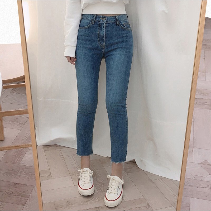 Quần Bò Ôm Sát Dark Part 9 Straight Fit Skinny J-BLIN