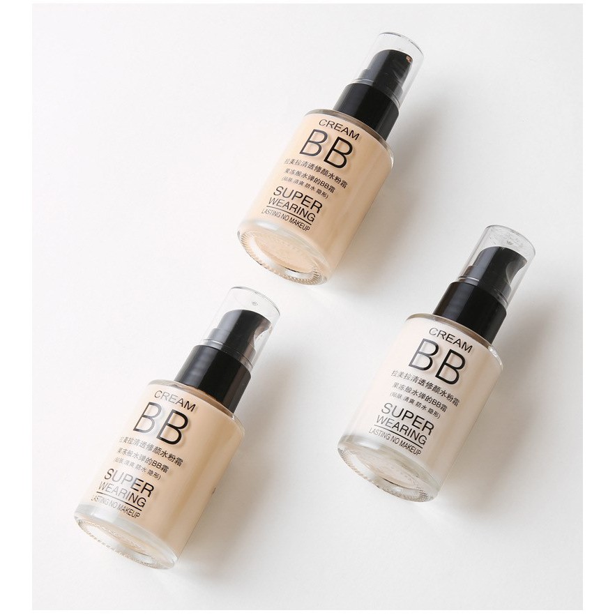 Kem Nền BB CREAM SUPER WEARING LAMEILA 30ML nội địa siêu mịn da sỉ rẻ lâu trôi che phủ tốt makeup foudation