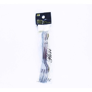 Set 3 dĩa inox Kurino Flora 120mm