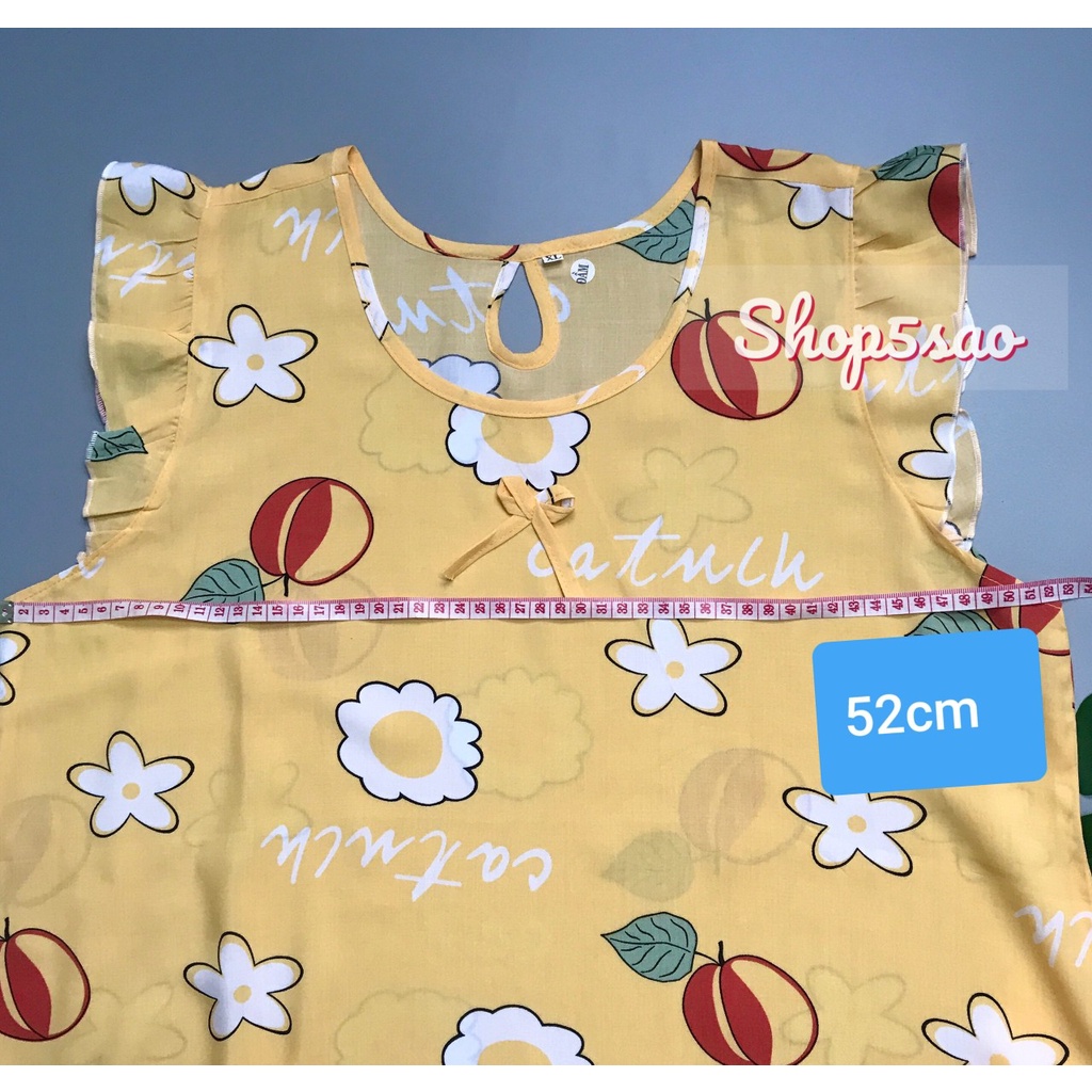 Váy lanh - Đầm ngủ mặc nhà lanh (tole) SHOP5SAO BIGSIZE (55-70kg)