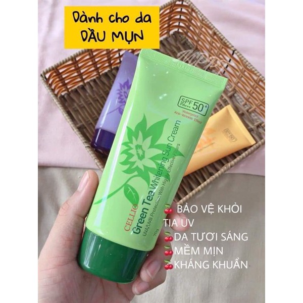 Kem Chống Nắng Cellio SPF 50PA+++