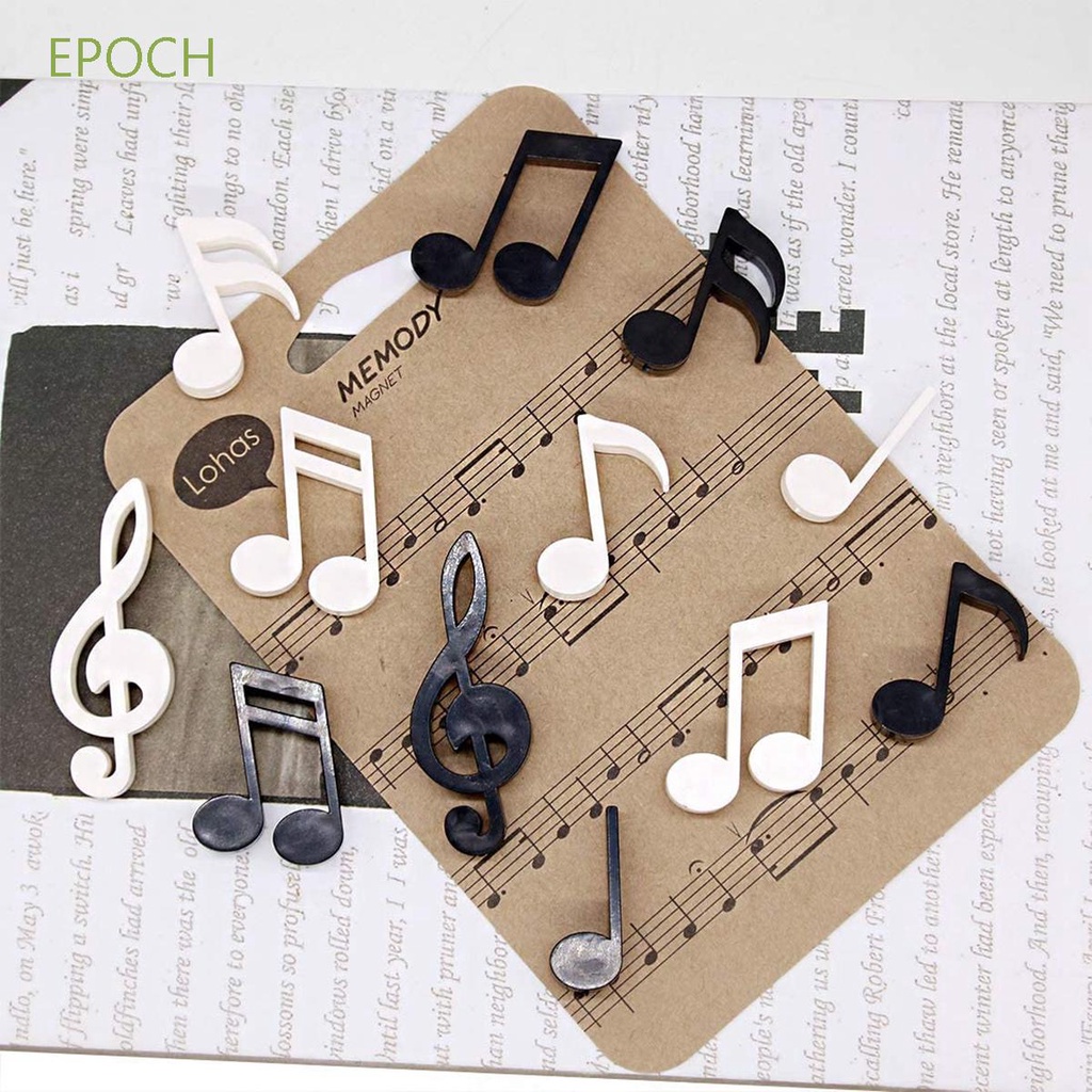 Epoch Miếng Dán Nam Châm Trang Trí Tủ Lạnh Hình Nốt Nhạc Nhiều Màu Sáng Tạo