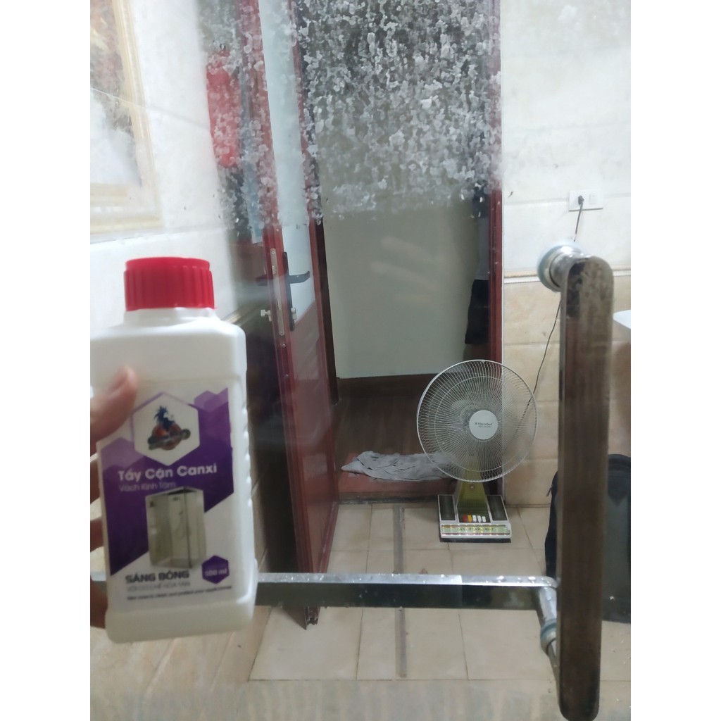 Combo tẩy kính + sứ + inox + gạch men Sabo-K + Sabo-si không mùi 2 chai 500ml