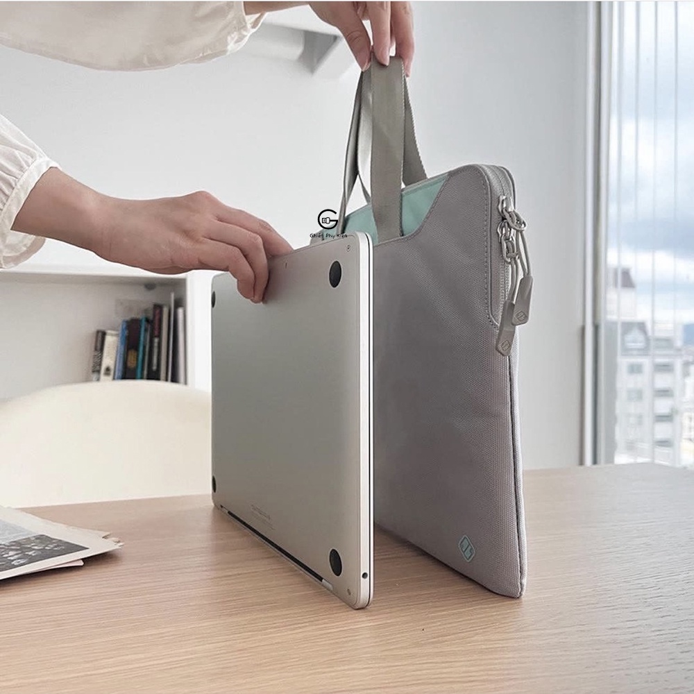 Túi Xách Chống Sốc Tomtoc USA Slim Handbag Dành Cho Macbook 13/14inch