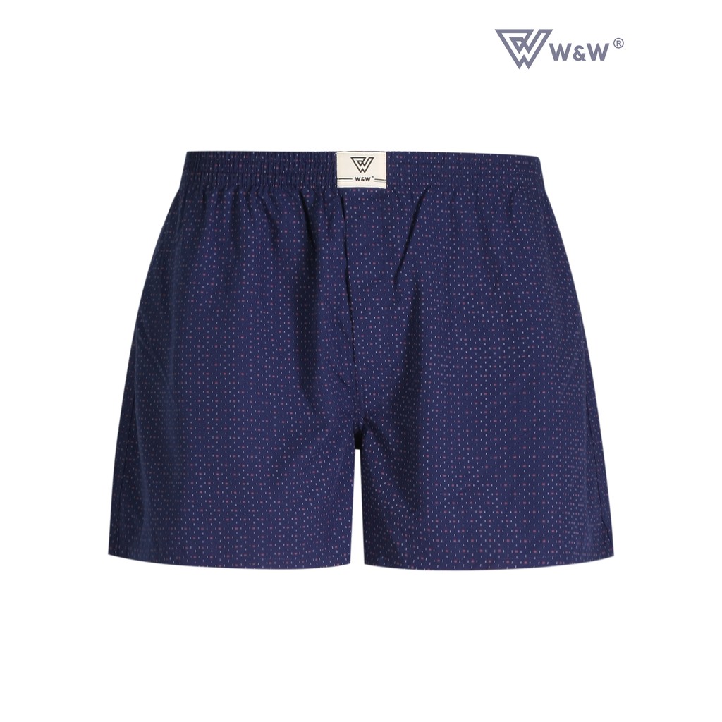 Quần Đùi Nam W&amp;W 100% Cotton Mỏng Nhẹ Thoáng Mát - Thấm Hút Mồ Hôi- WSH16