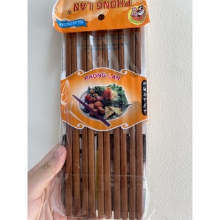 Set 10 đôi đũa gỗ ăn cơm