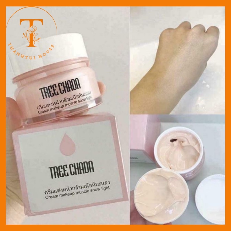 Kem makeup kem trang điểm Treechada Thái Lan 50g