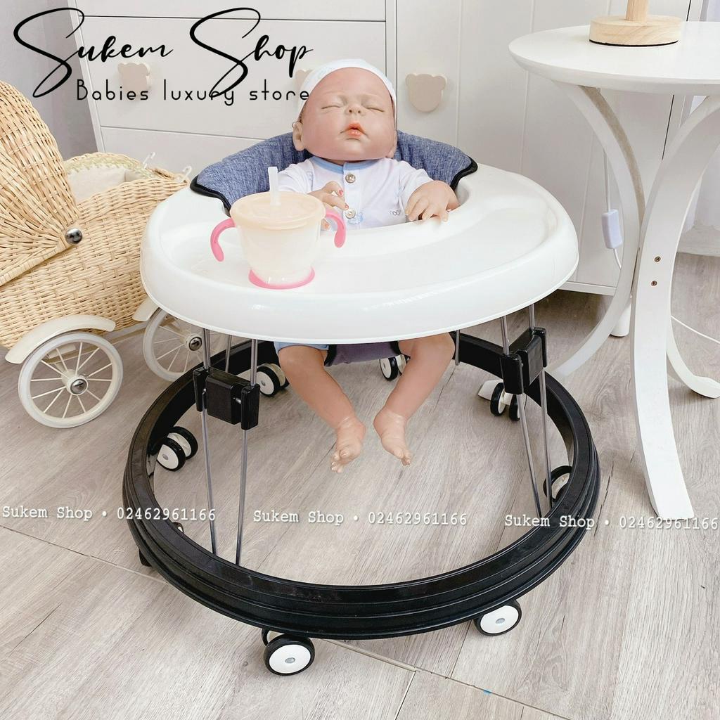 Xe Tròn Tập Đi Có Bàn Ăn Dặm, Gấp Gọn Cho Bé