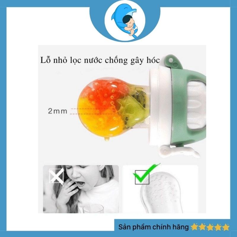 Túi nhai ăn dặm silicon chống hóc an toàn cho bé