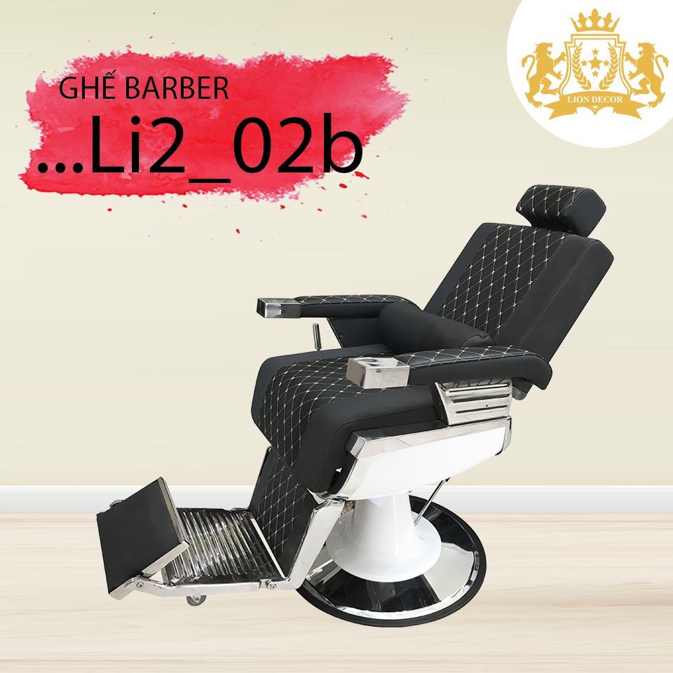 Ghế cắt tóc nam_Ghế barbershop_Ghế chuyên dùng cho cắt tóc cạo mặt ráy tai