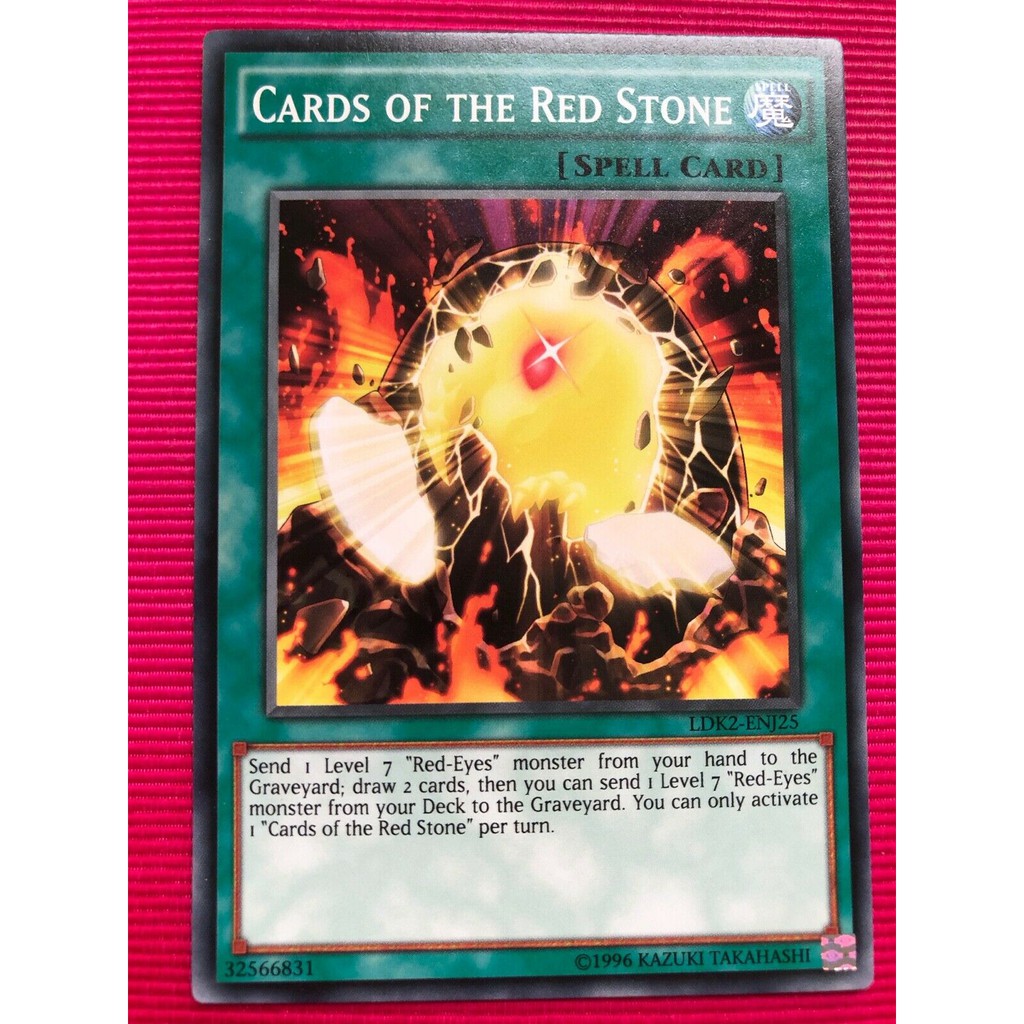 Bài Yugioh - Combo Inferno Fire Blast + Cards Of The Red Stone # Ma Pháp Red Eyes Black Dragon