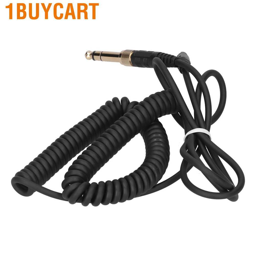 1buycart Stretchable Spring Headphone Audio Cord Replacement for Audio‑Technica ATH‑M50X M40X