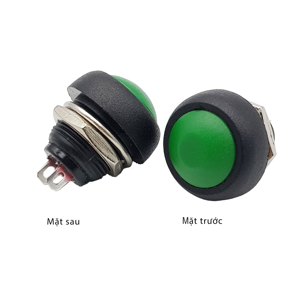 2 Nút nhấn nhả PBS-33B 12mm xanh dương / màu đỏ / màu cam / xanh lá