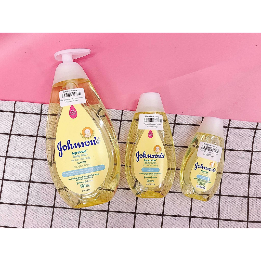 Tắm gội Johnsons baby