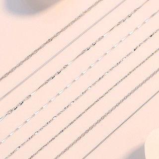 Dây chuyền bạc ý 925 mạ bạch kim