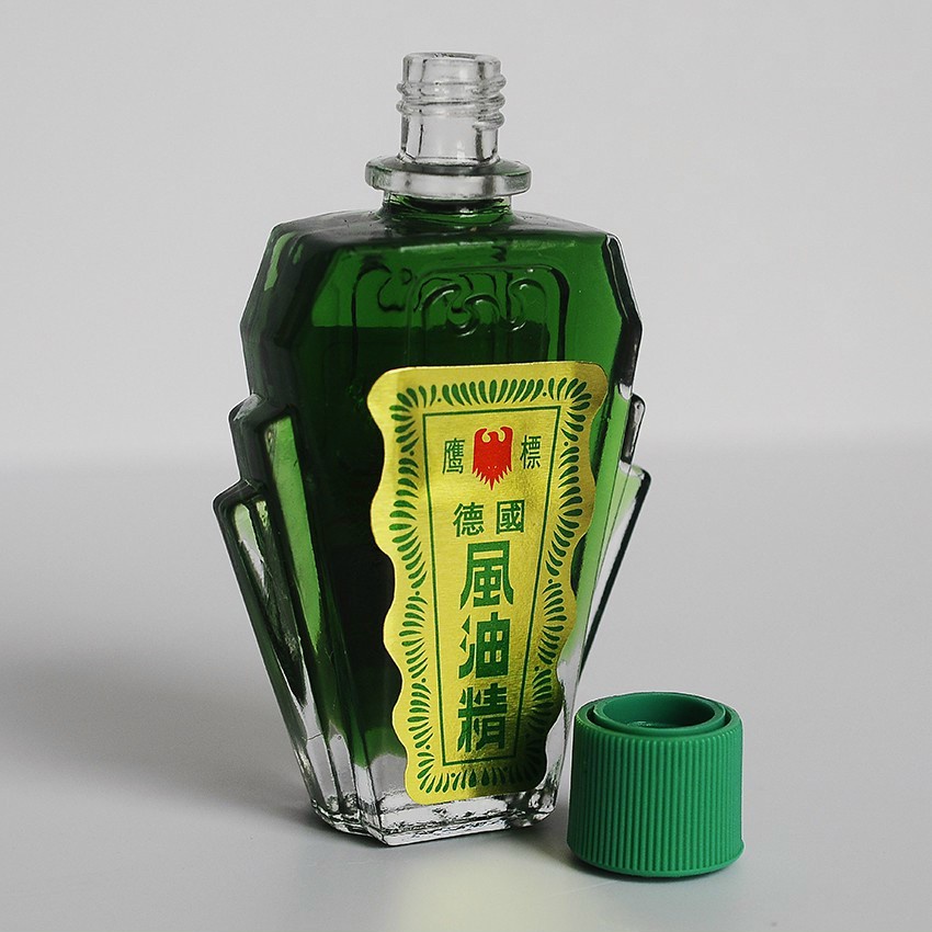 Dầu Gió Xanh 2 Nắp Mỹ Sing Con Ó 24ml, Tem I, Dâu nóng sing.