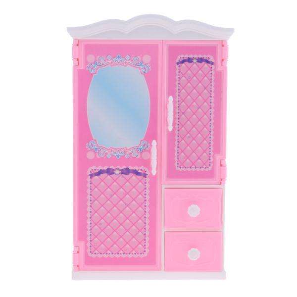 Set 2 Đồ trang trí tủ quần áo mini cho nhà búp bê