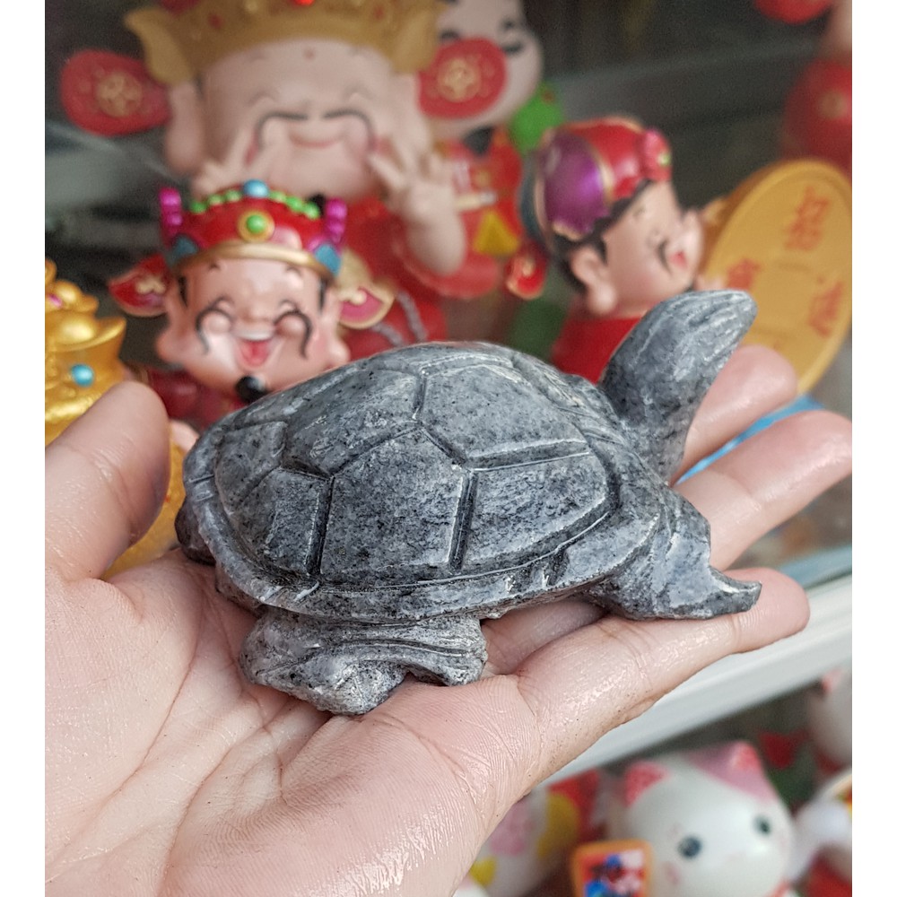 Cụ Rùa bằng đá tự nhiên size 8cm