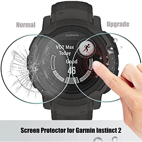 Kính Cường Lực HD Chống Thấm Nước / Dấu Vân Tay Bảo Vệ Màn Hình Đồng Hồ Garmin Instinct2S Series