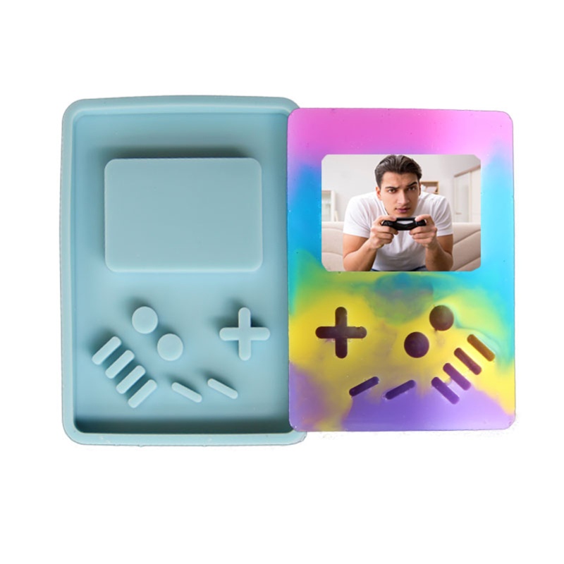 Khuôn Silicone Làm Móc Khóa Hình Máy Chơi Game