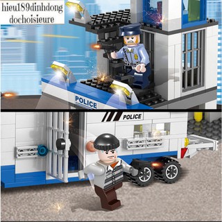 Lắp ráp xếp hình c016 : trụ sở cảnh sát