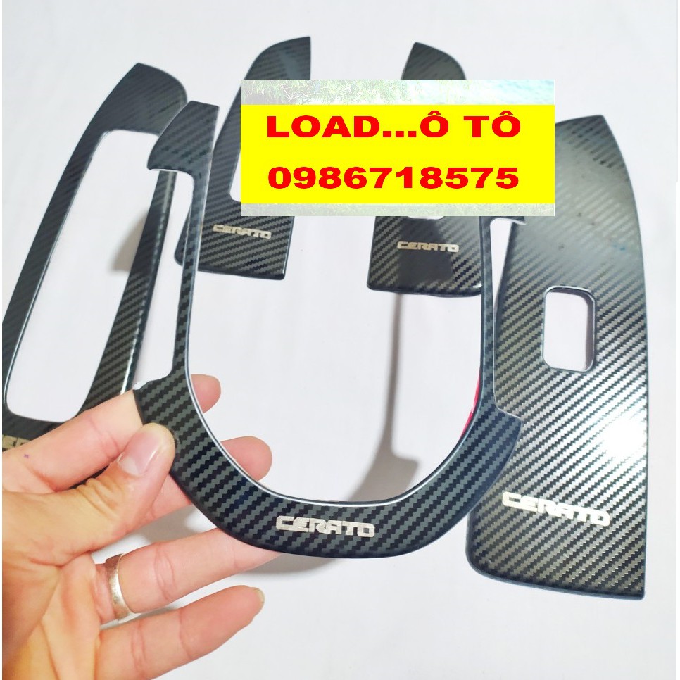 Ốp Nội Thất Xe KIA Cerato 2019-2021 Mẫu Vân Carbon Cao Cấp Nhất Thị Trường