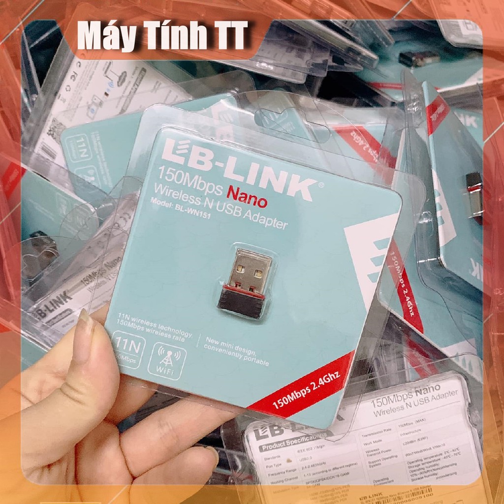 USB thu wifi từ xa LB-LINK BL-WN151 tốc độ 150Mb giá rẻ hàng chất lượng - Máy Tính TT