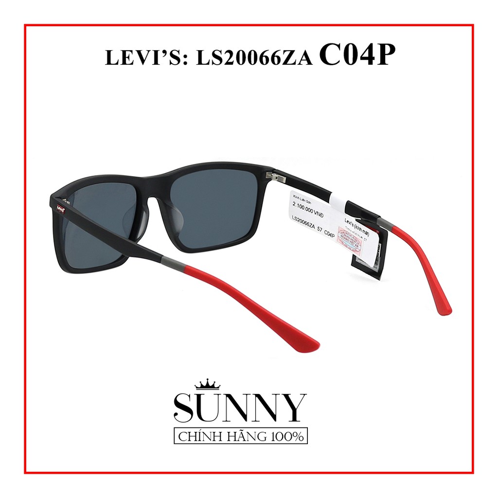 Kính mát thời trang Levis LS20066ZA nhiều màu chính hãng, thiết kế dễ đeo bảo vệ mắt