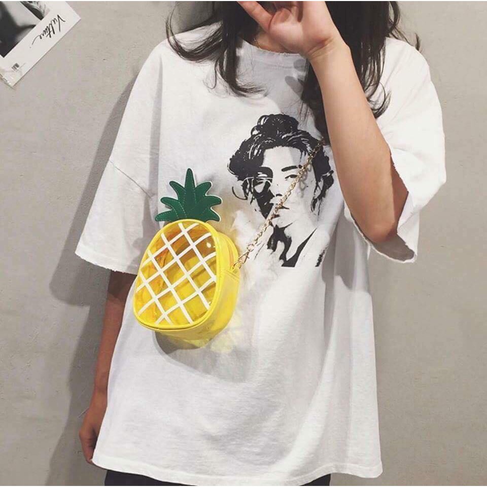 Túi đeo chéo quả dứa mùa hè