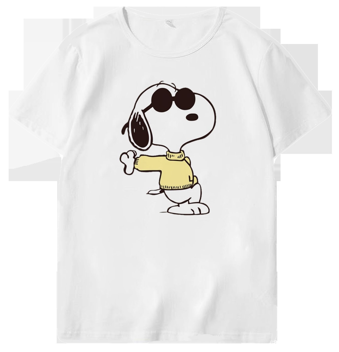 Snoopy Tshirt  Cartoon Tee Peanut snoopy Family Matching T-shirt Mommy/daddy and Kids Printed Graphic Short Sleeves T-Shirt Children Boys Girls Summer