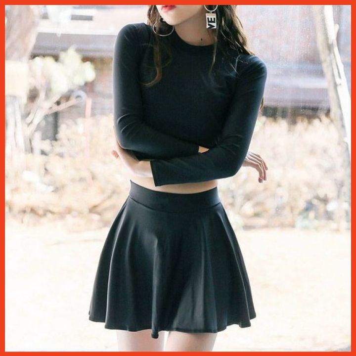 Bikini 2 Mảnh Dài Tay Che Nắng Hàn Quốc Áo Tắm Nữ Đi Biển Mùa Hè SV2M0DT