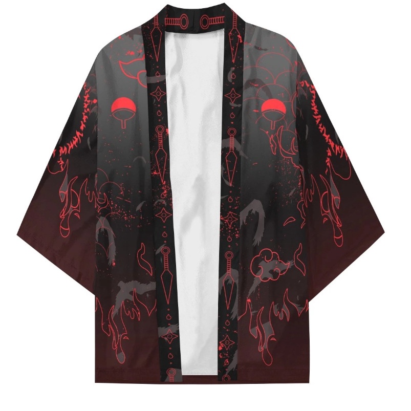 Mới Áo Choàng Ngủ Kimono In Hình Naruto Cá Tính