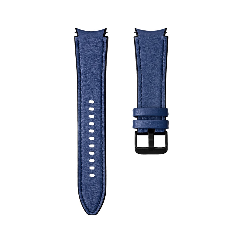 Dây Đeo Tay 20mm Bằng Silicon + Da 46Mm 44mm 44mm Cho Đồng Hồ Thông Minh Samsung Galaxy Watch 4 Classic 42mm 46