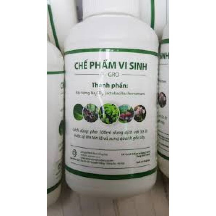 Chế phẩm vi sinh P-GRO: CHĂM SÓC LAN, HỒNG KHÔNG DÙNG THUỐC HÓA HỌC.