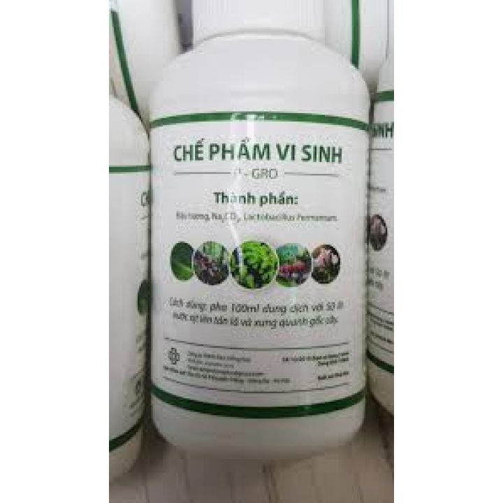 (HOT)Chế phẩm vi sinh P-GRO (ĐẬU TƯƠNG,Na2Co3,Lactobacillus Fermentum) lọ 100ml