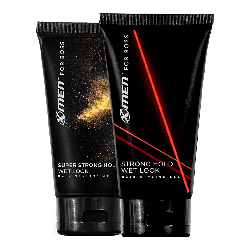 Gel vuốt tóc X-men For Boss Strong Hold Wet Look 150gr